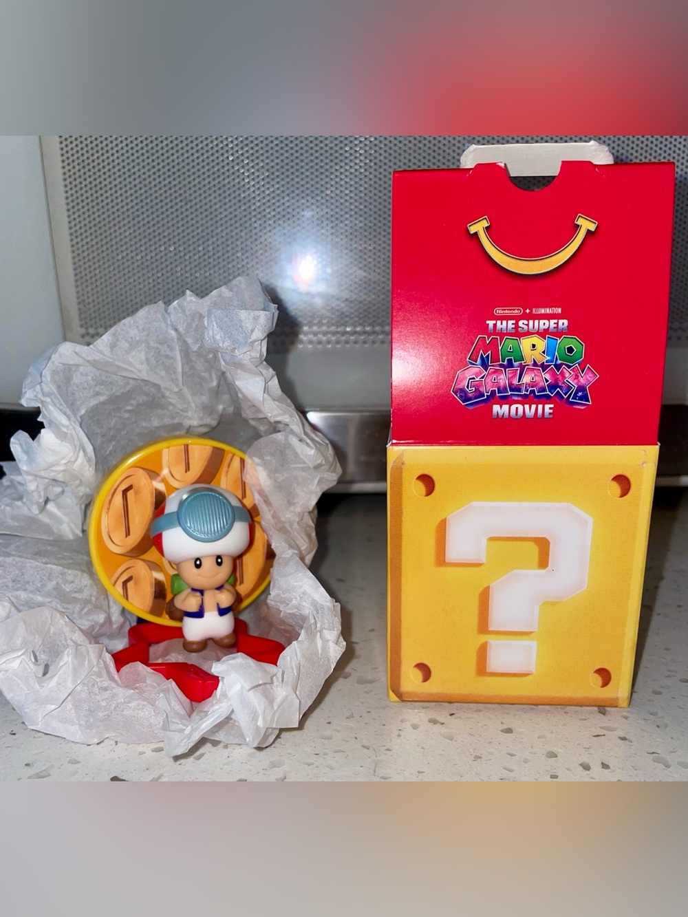 McDonald's 2026 Super Mario Galaxy Happy Meal Toy #8 Toad